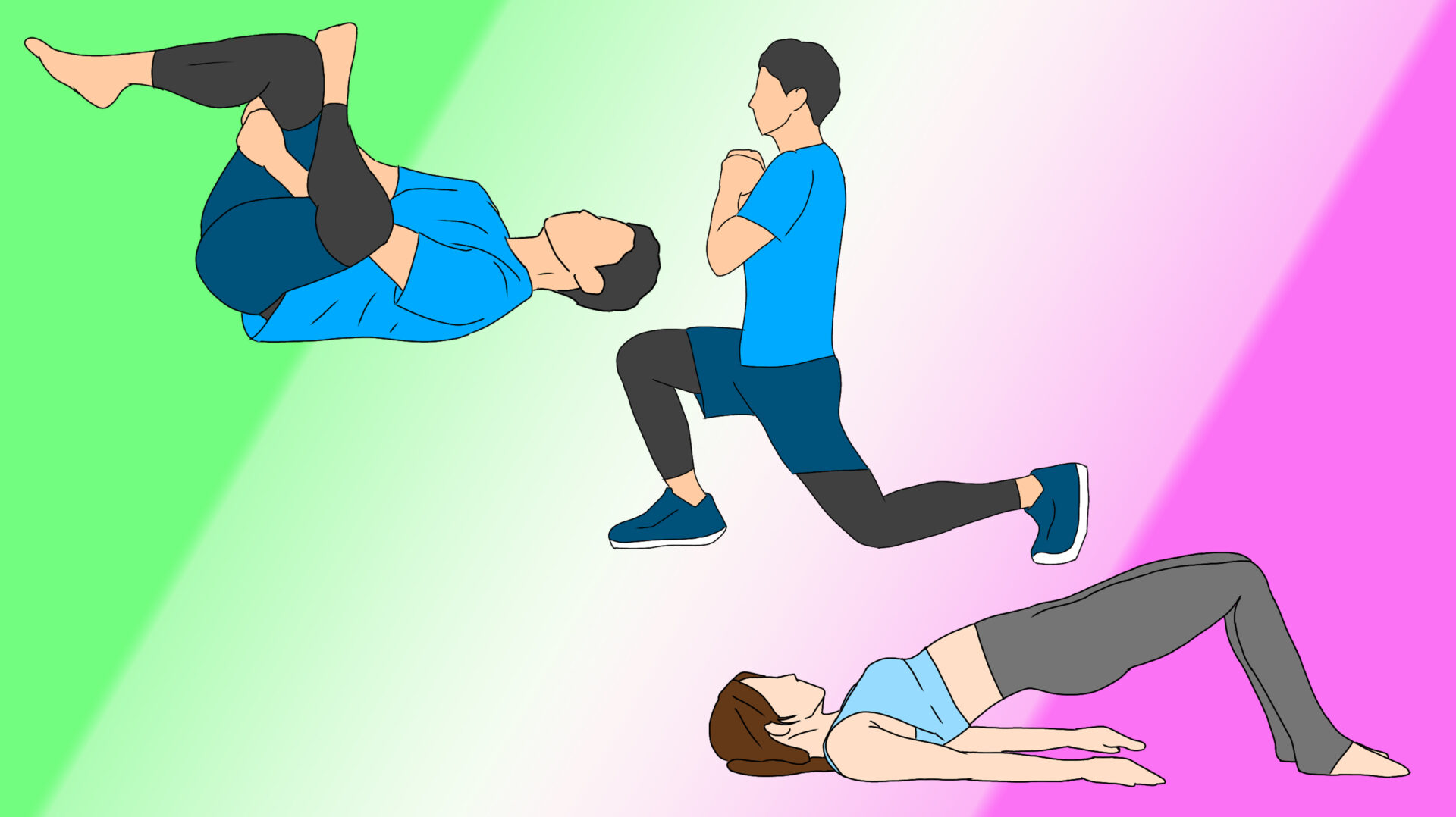 ストレッチ　筋トレ
