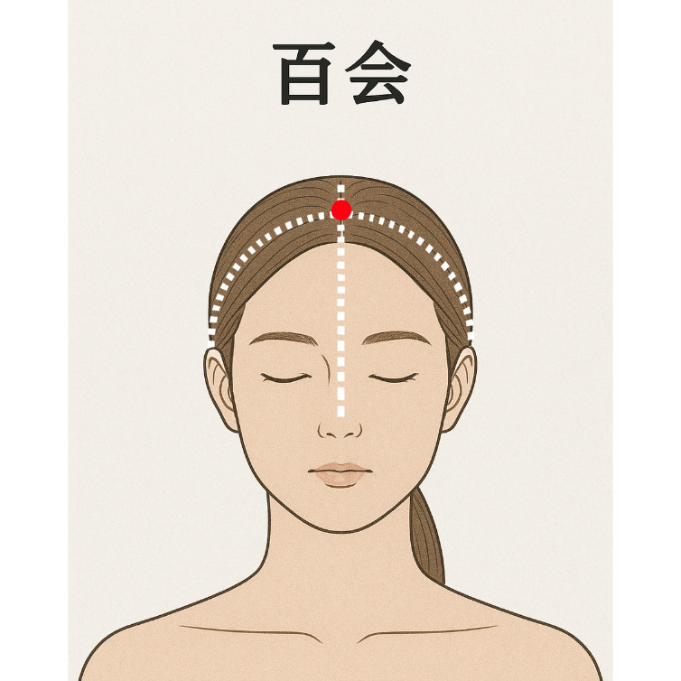 百会のイラスト