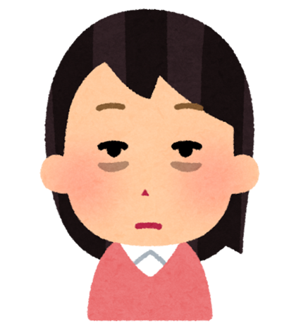 クマで困っている女性